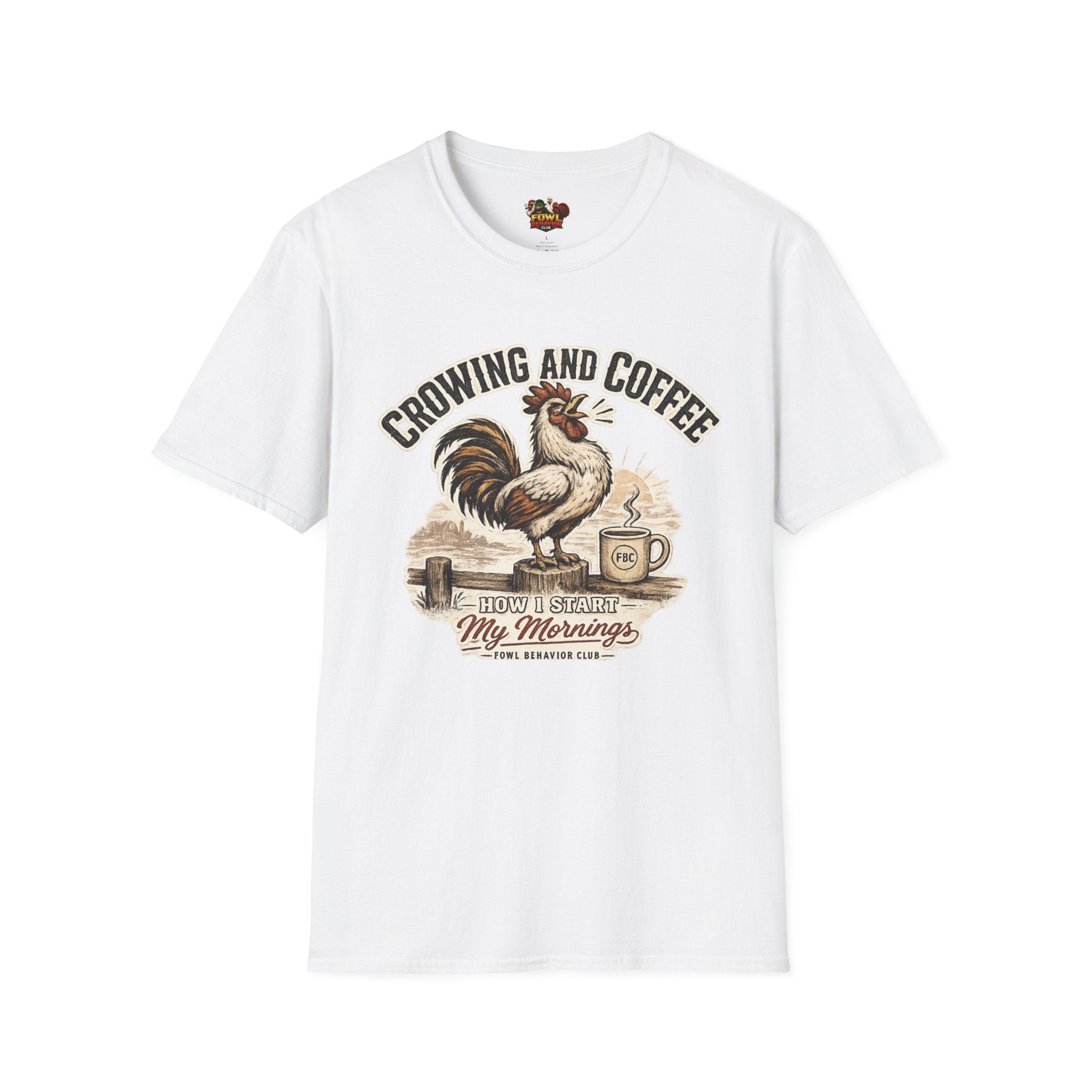 Crowing and Coffee T-Shirt