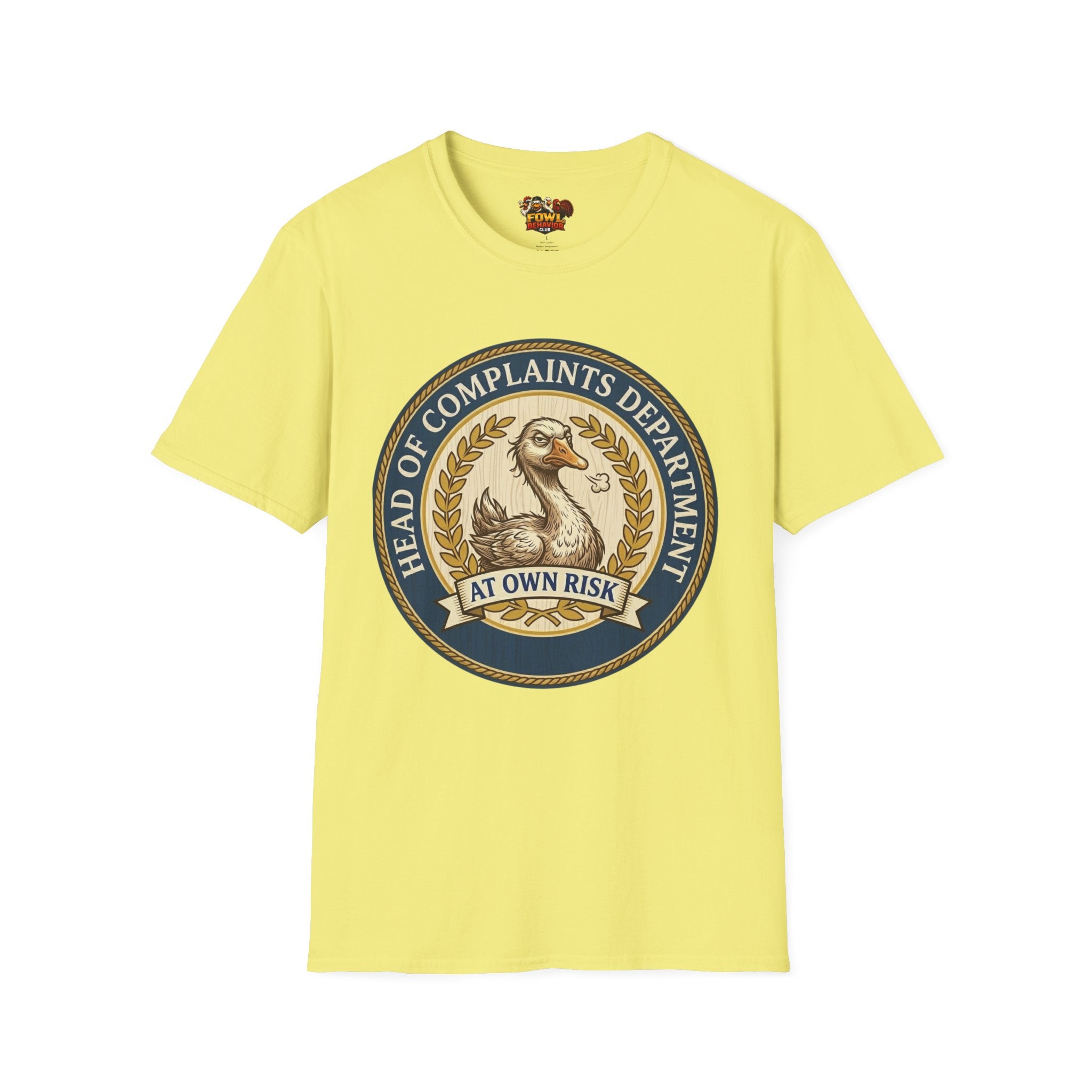 Head of Complaint Dept (Goose) T-Shirt