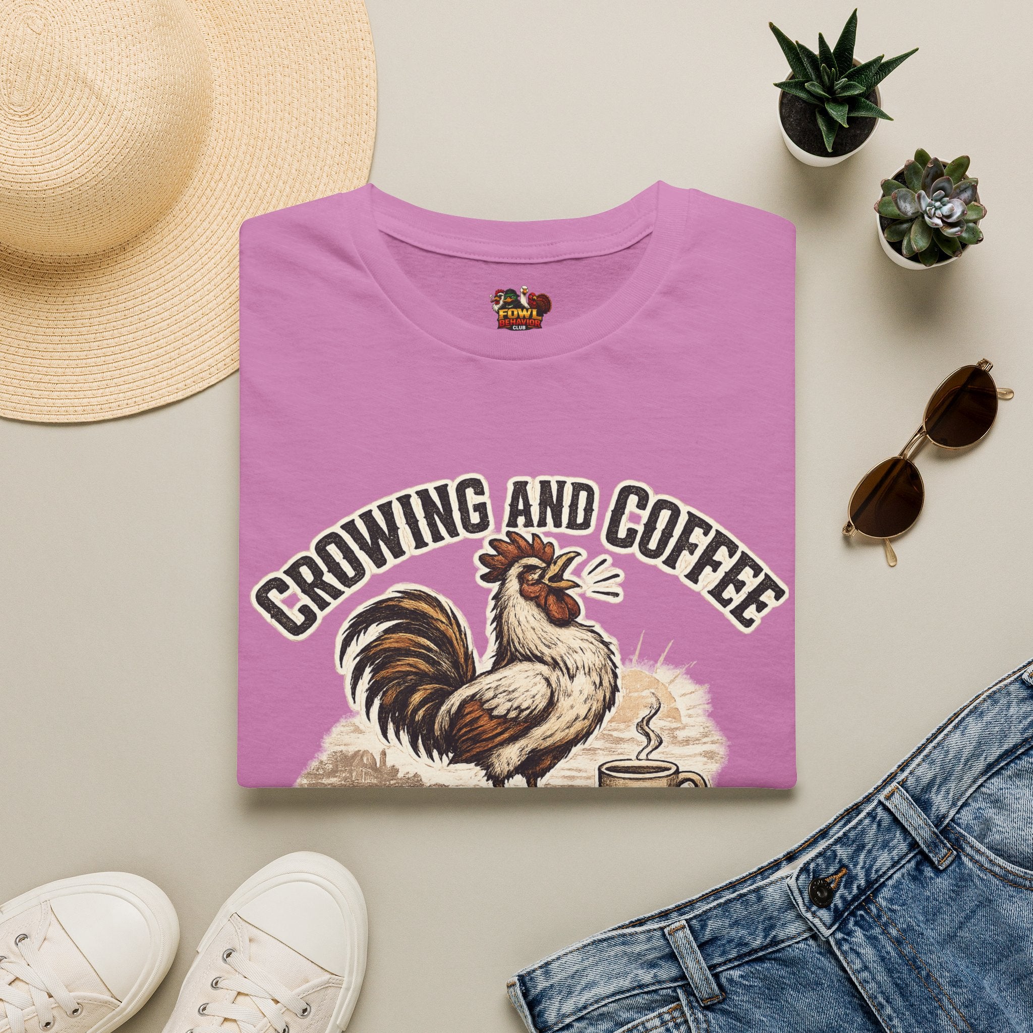Crowing and Coffee T-Shirt