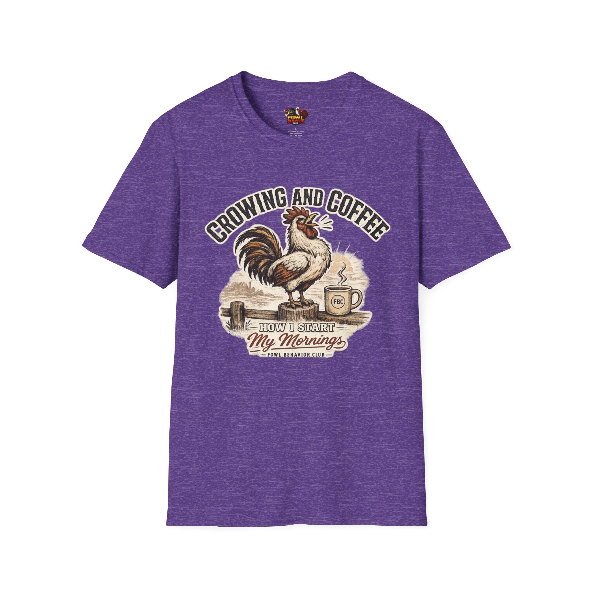 Crowing and Coffee T-Shirt