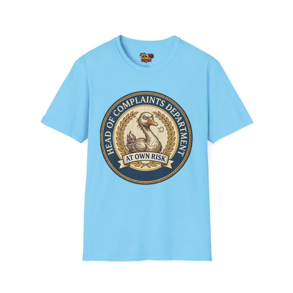 Head of Complaint Dept (Goose) T-Shirt