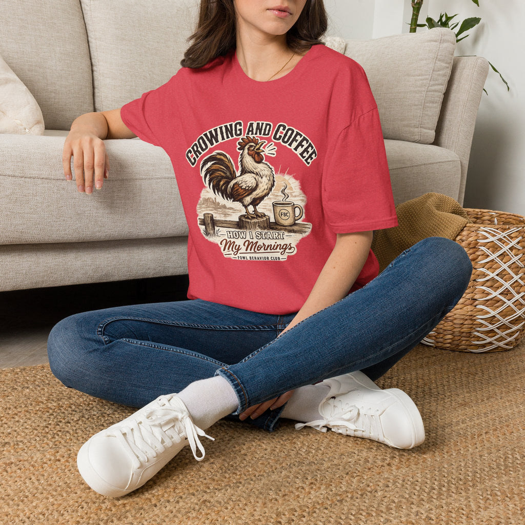 Crowing and Coffee T-Shirt