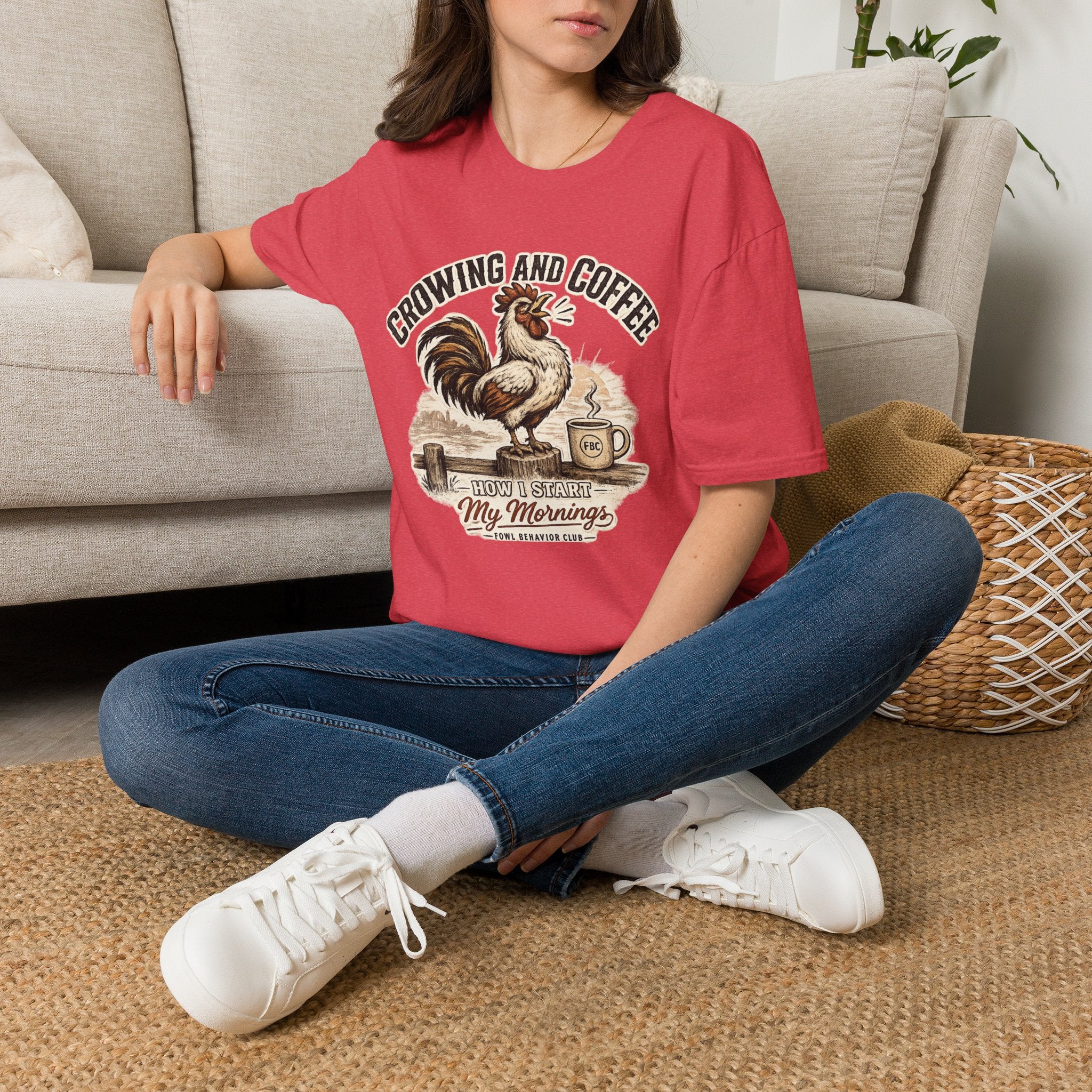 Crowing and Coffee T-Shirt