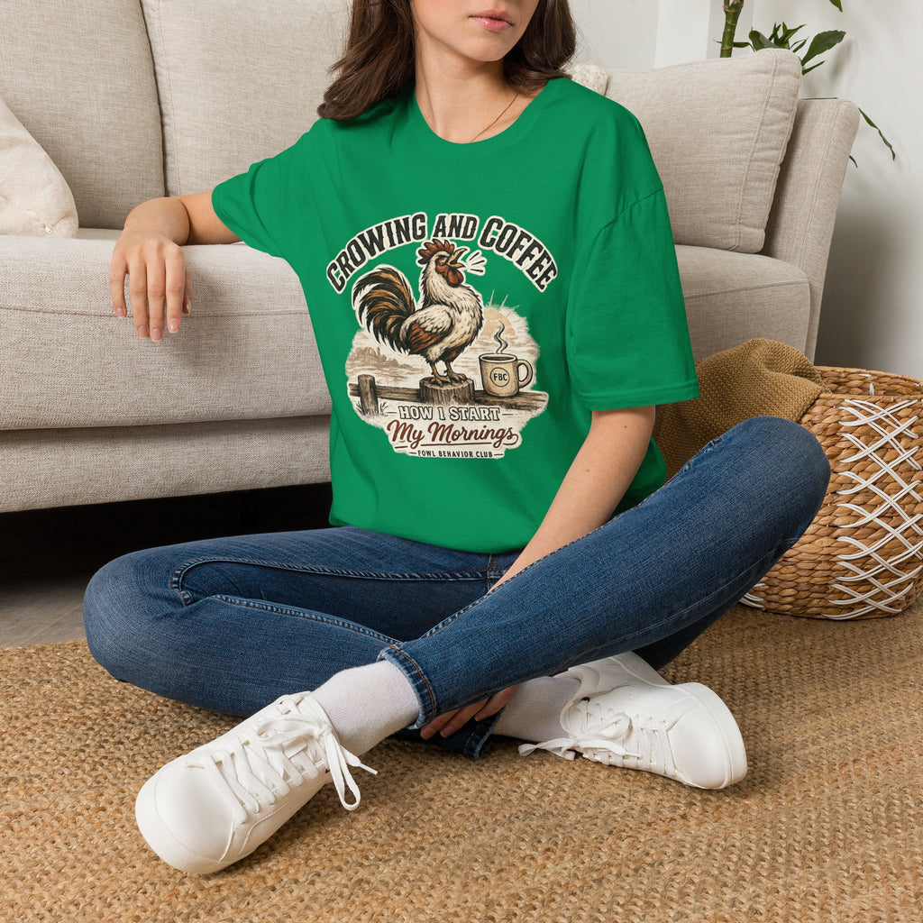 Crowing and Coffee T-Shirt