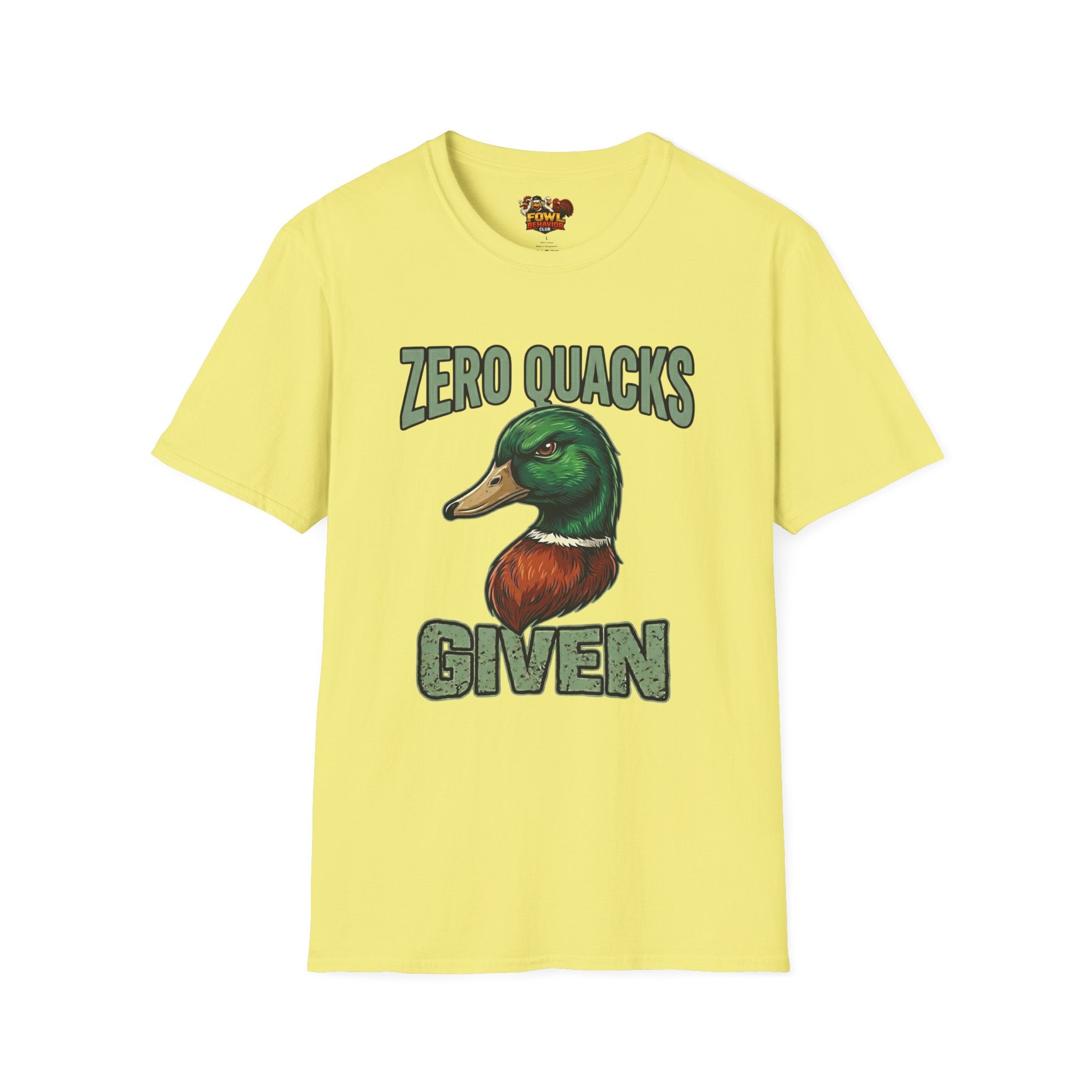 Zero Quacks Given T-Shirt