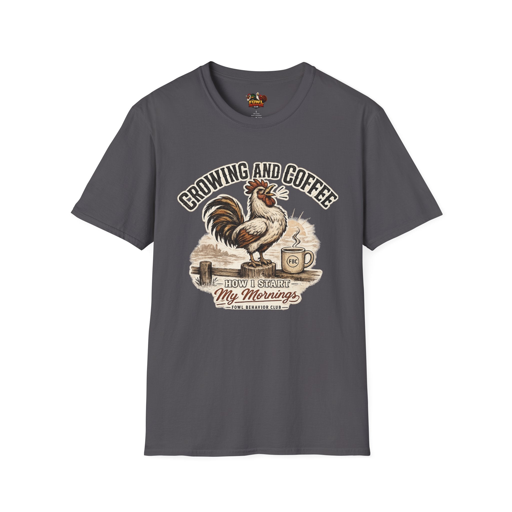Crowing and Coffee T-Shirt