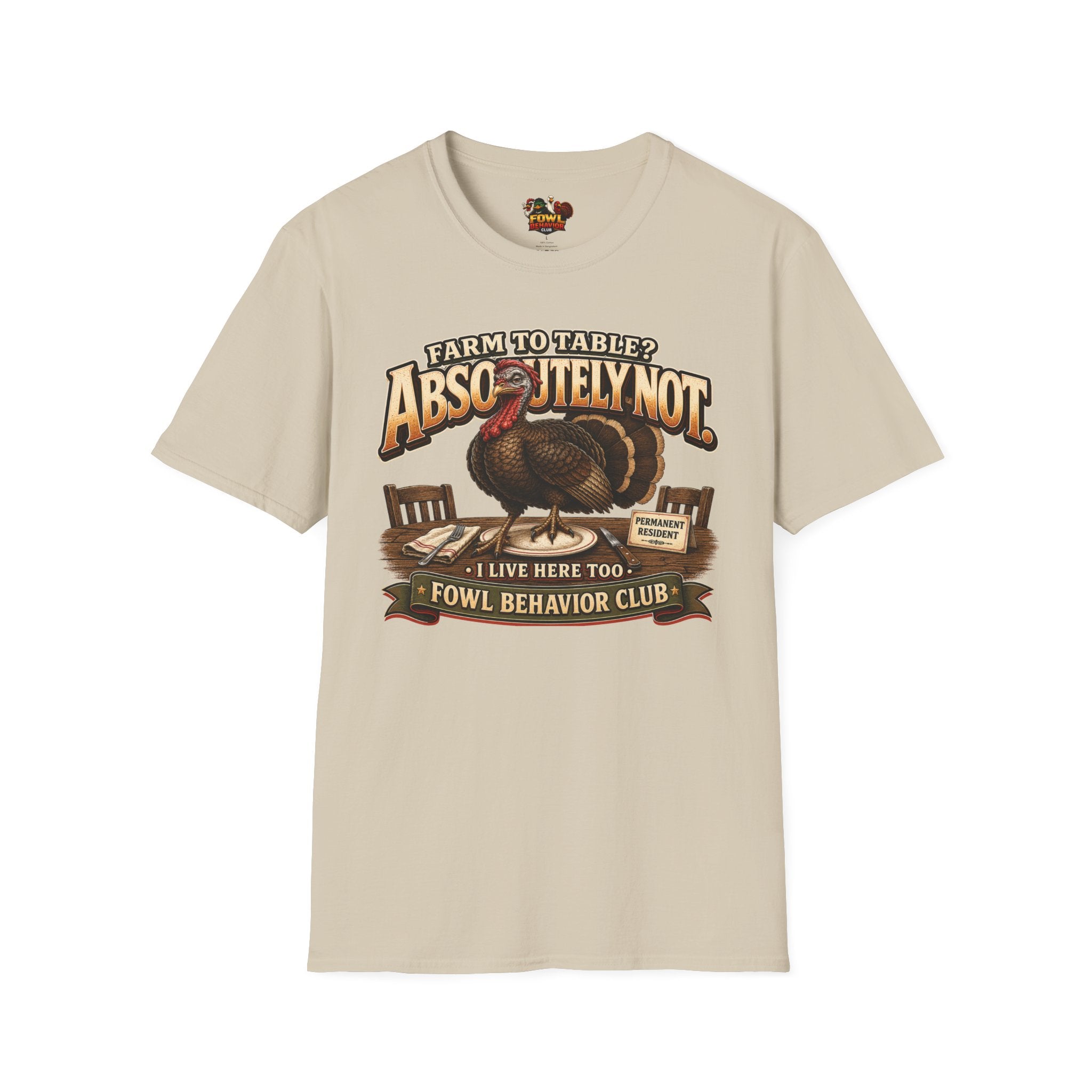 Farm to Table? Absolutely Not T-Shirt