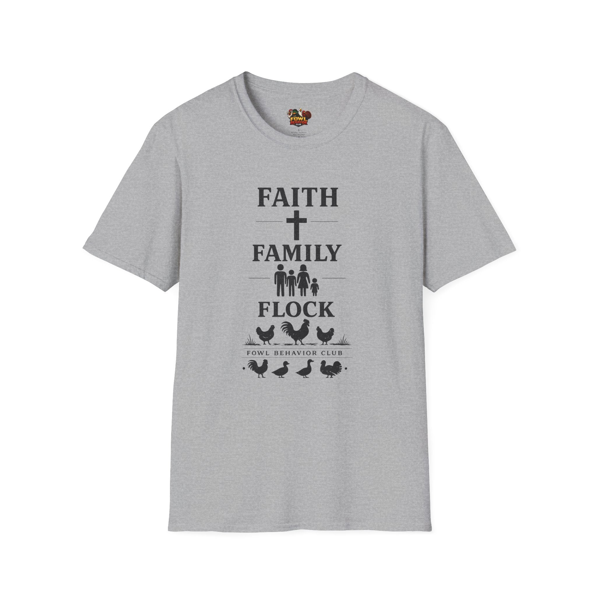 Faith Family Flock FBC (chicken) T-Shirt