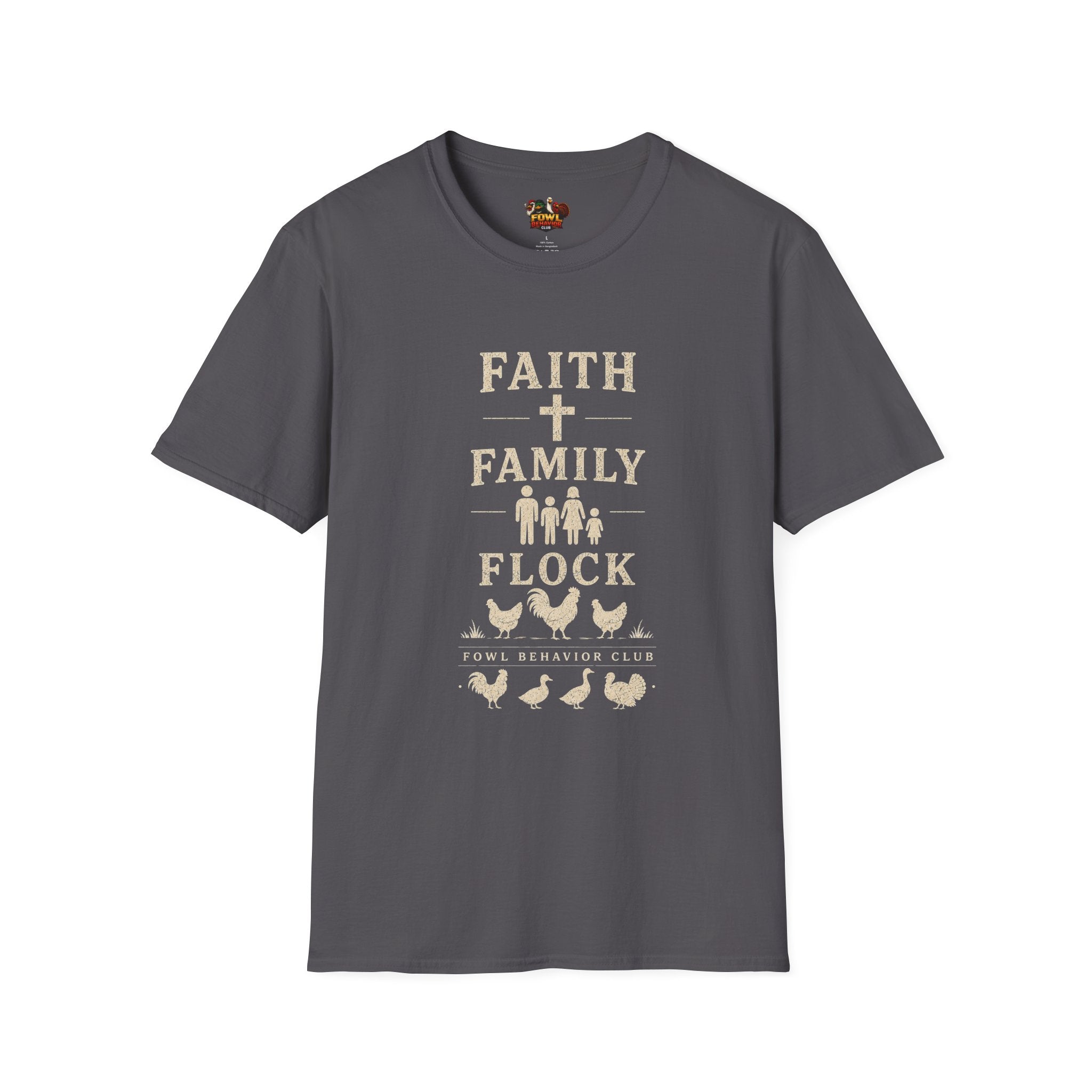 Faith Family Flock FBC (chicken) T-Shirt