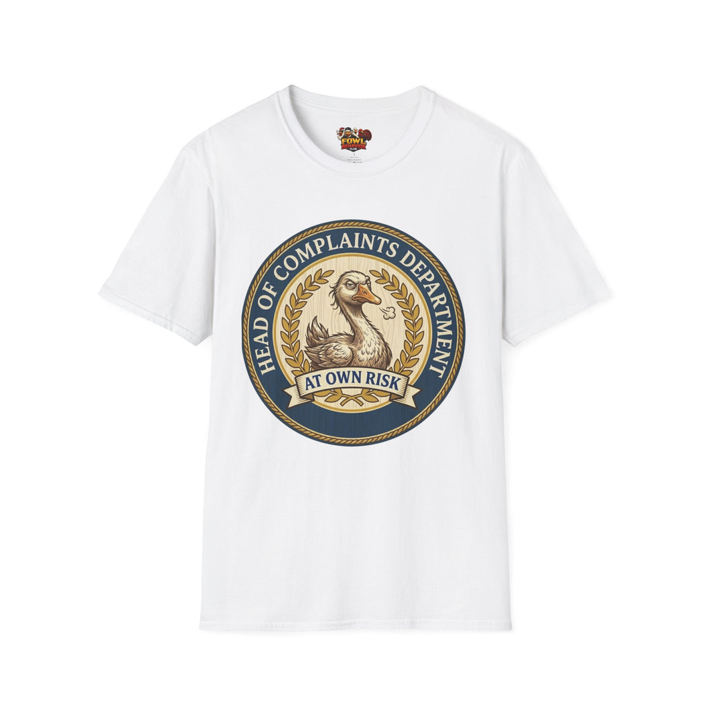 Head of Complaint Dept (Goose) T-Shirt