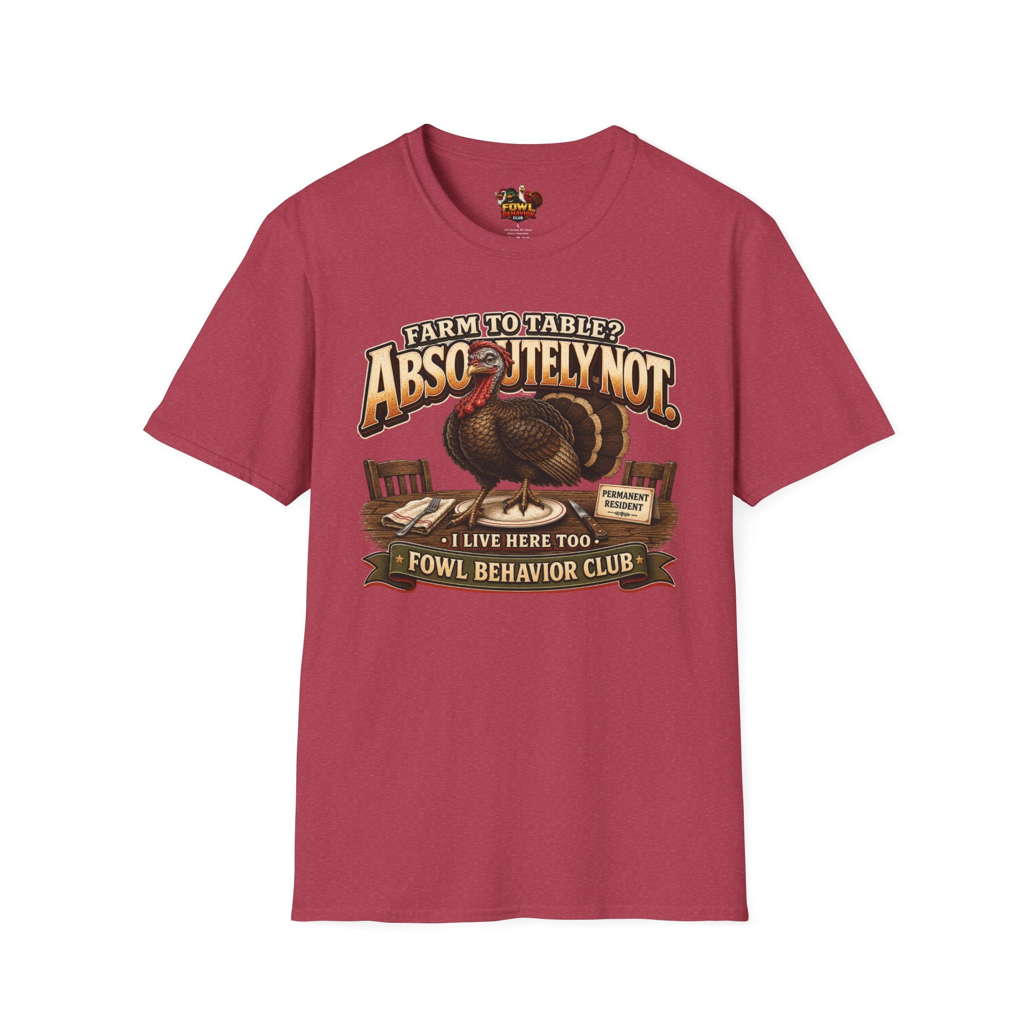 Farm to Table? Absolutely Not T-Shirt