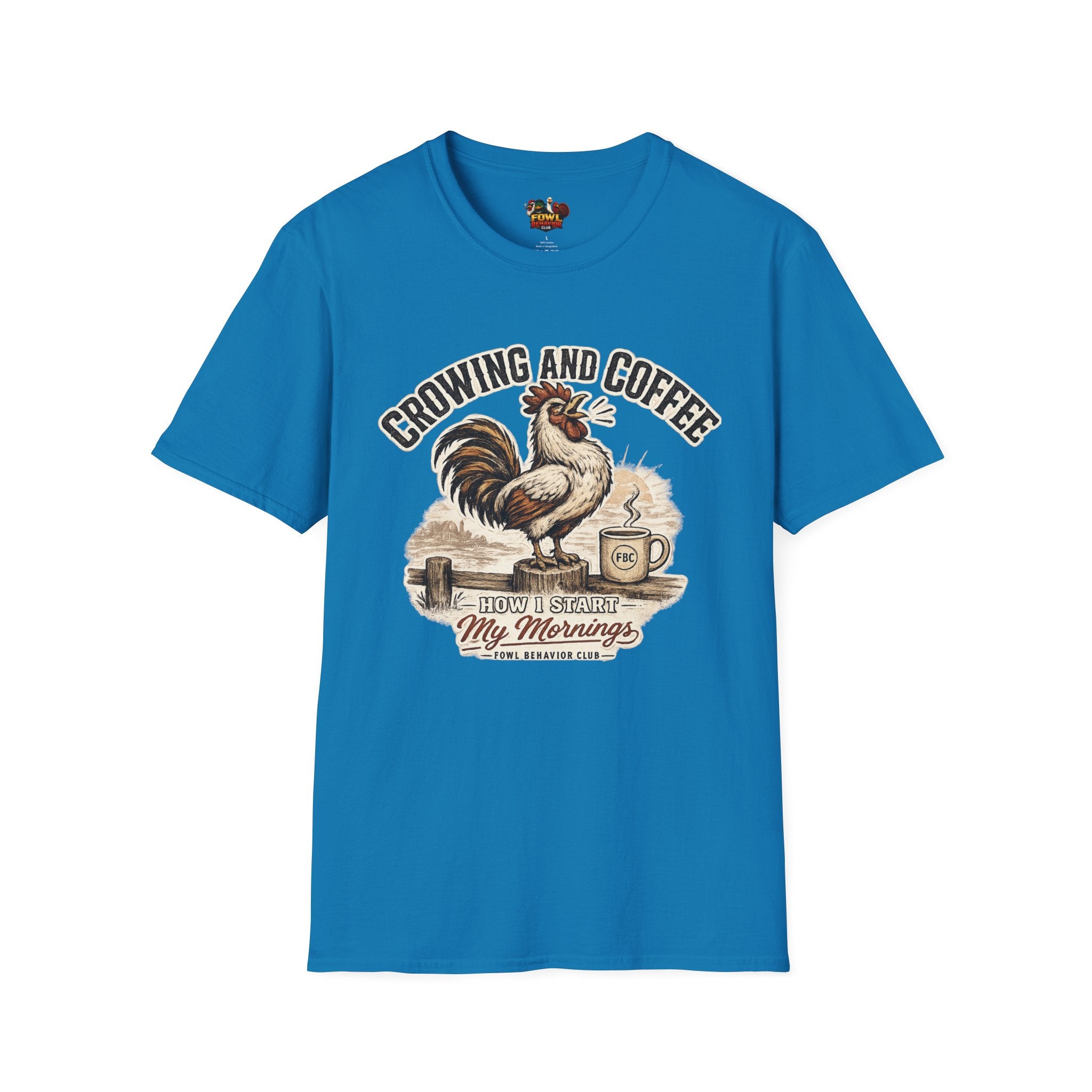 Crowing and Coffee T-Shirt
