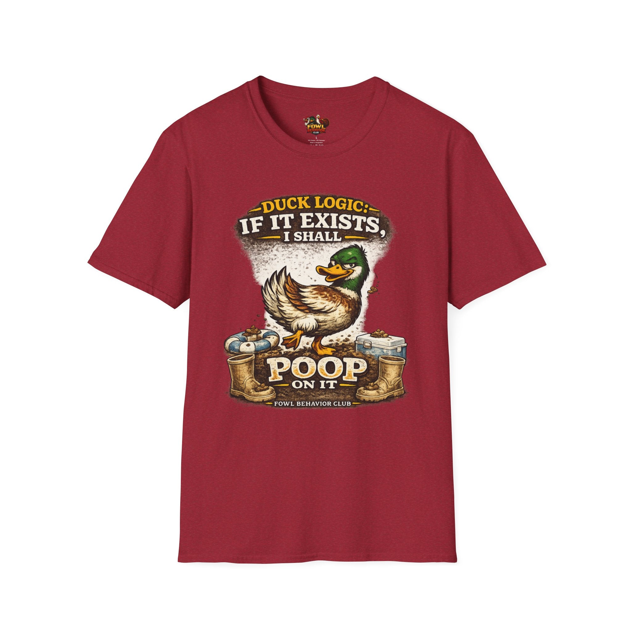 Duck Logic: I Shall poop on it T-Shirt