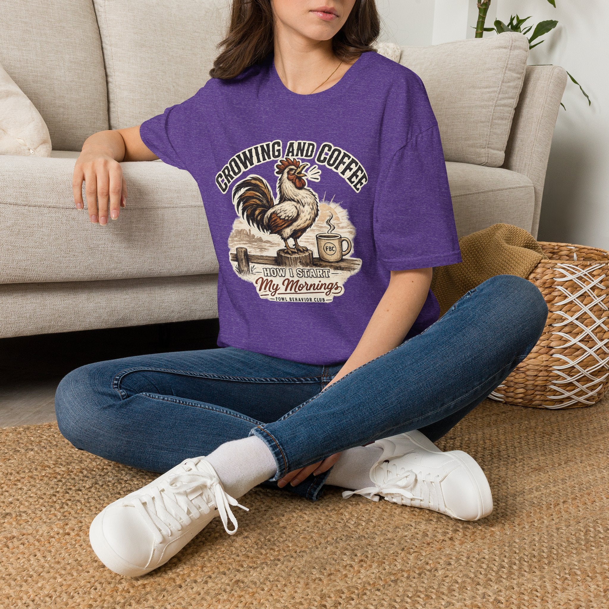 Crowing and Coffee T-Shirt
