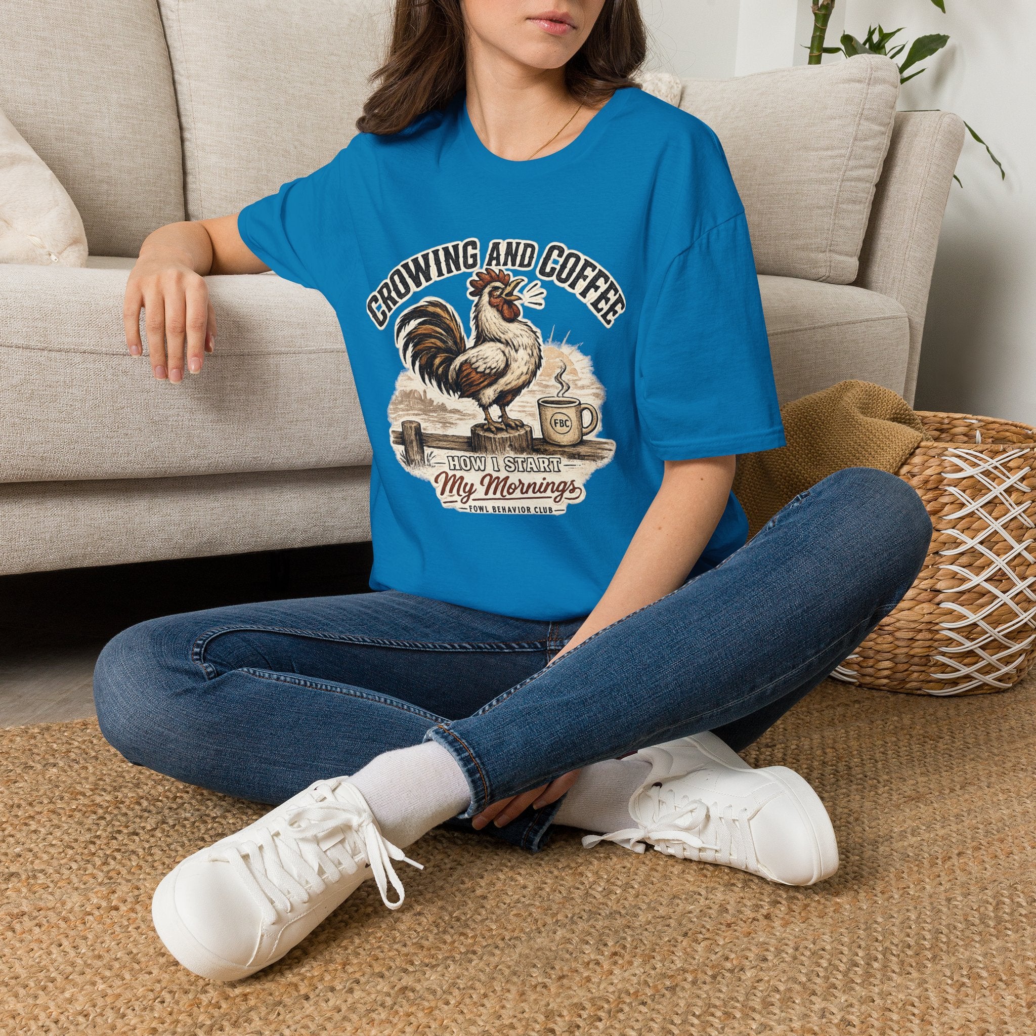 Crowing and Coffee T-Shirt