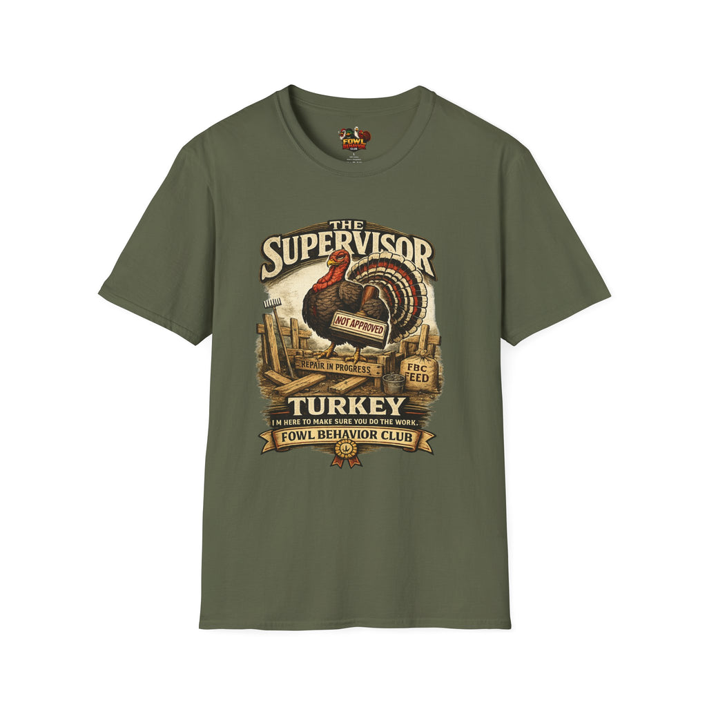 Supervisor Turkey T-Shirt