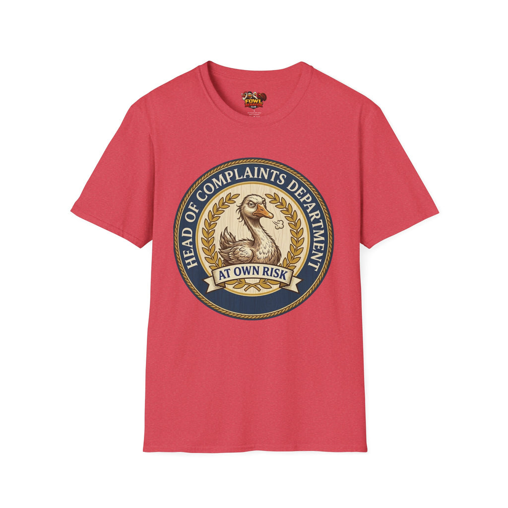 Head of Complaint Dept (Goose) T-Shirt