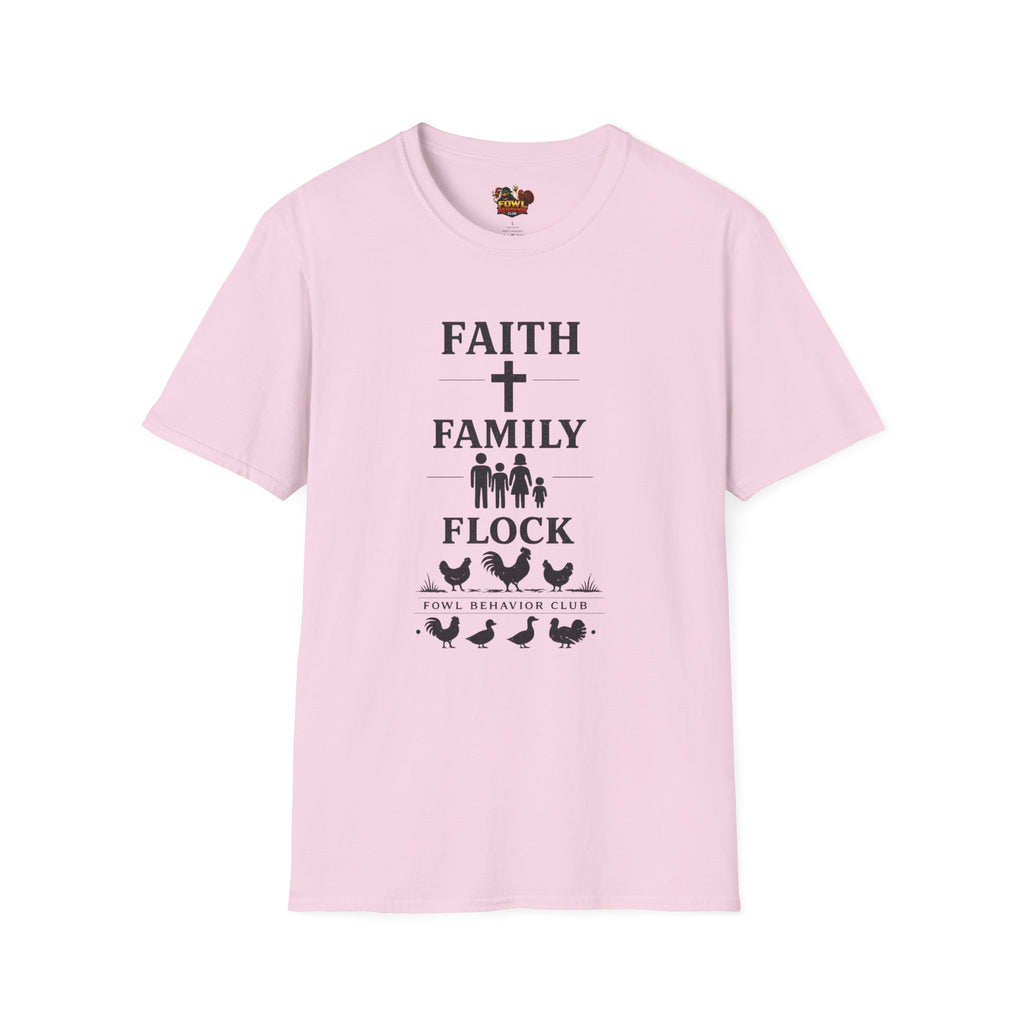 Faith Family Flock FBC (chicken) T-Shirt