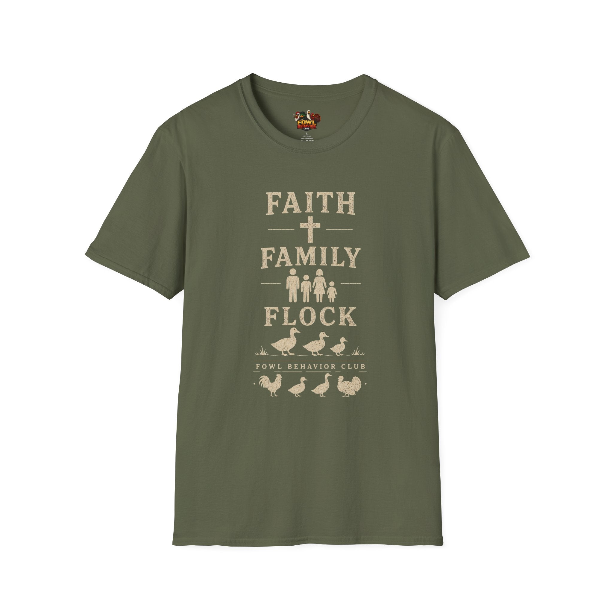 Faith Family Flock FBC (duck) T-Shirt