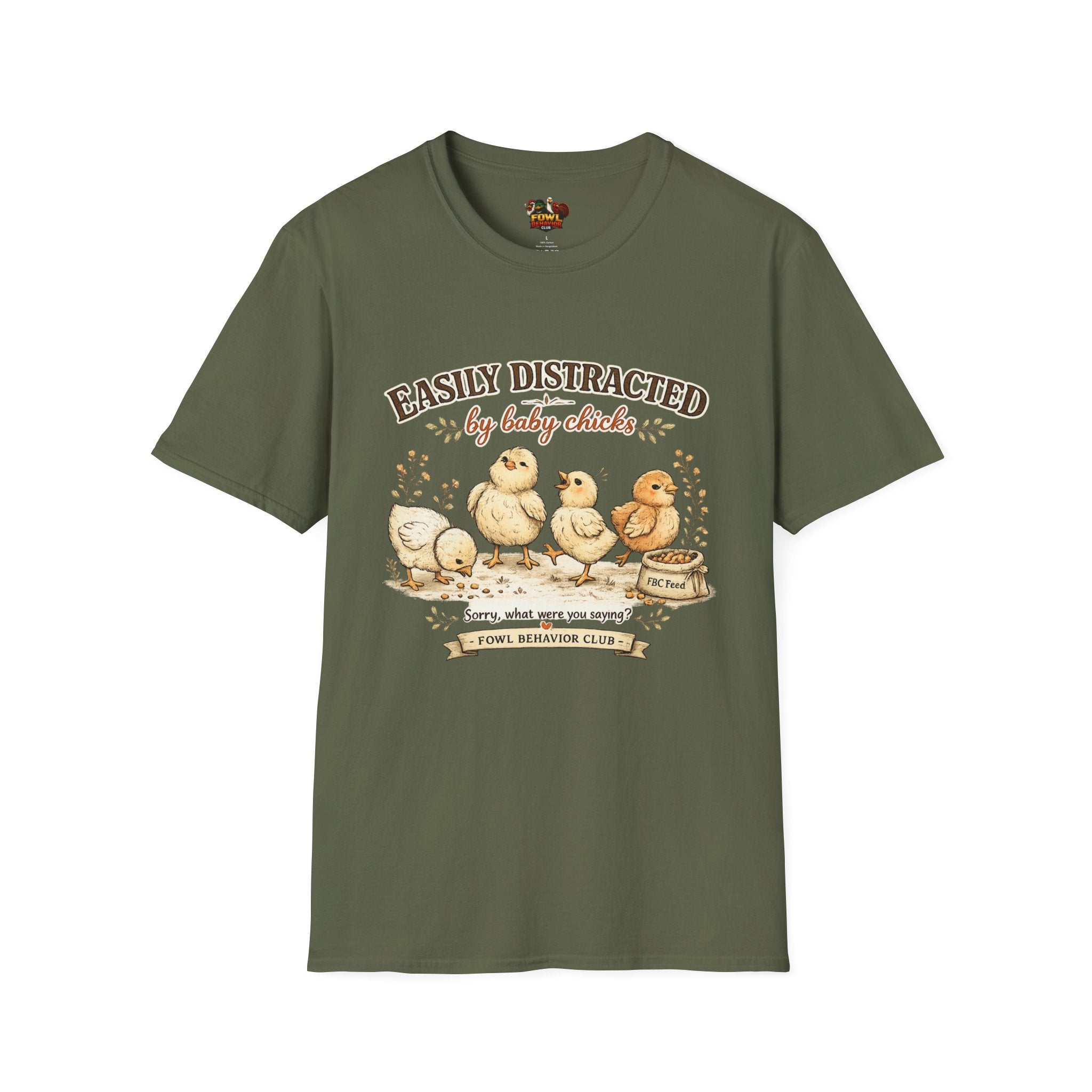 Easily Distracted by Baby Chicks T-Shirt