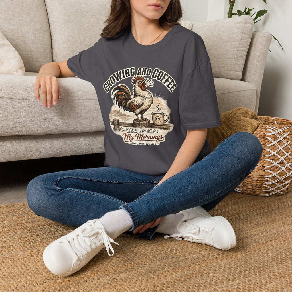 Crowing and Coffee T-Shirt