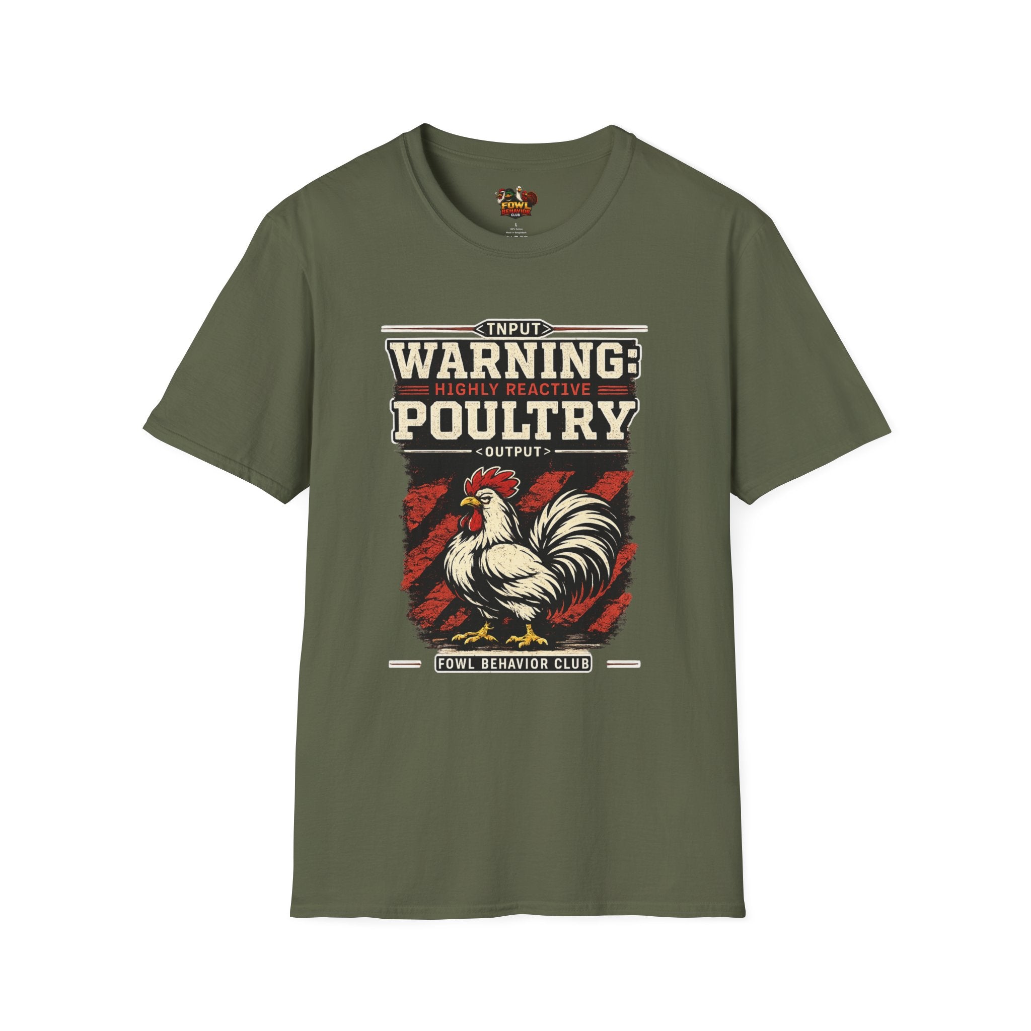 Warning: Highly Reactive Poultry T-Shirt