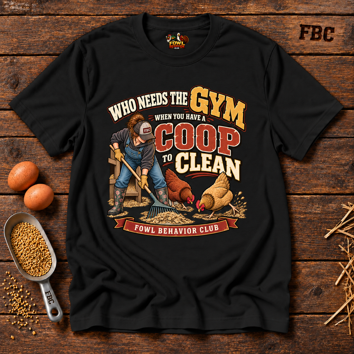 Who Needs a Gym Alternate T-Shirt