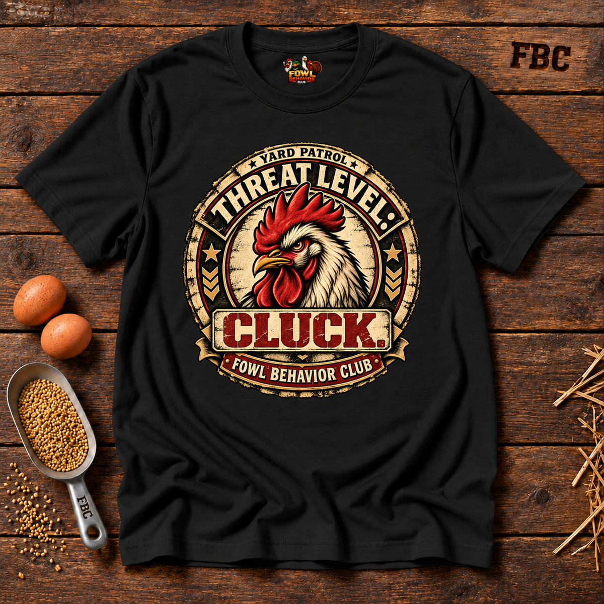 Threat Level: Cluck T-Shirt