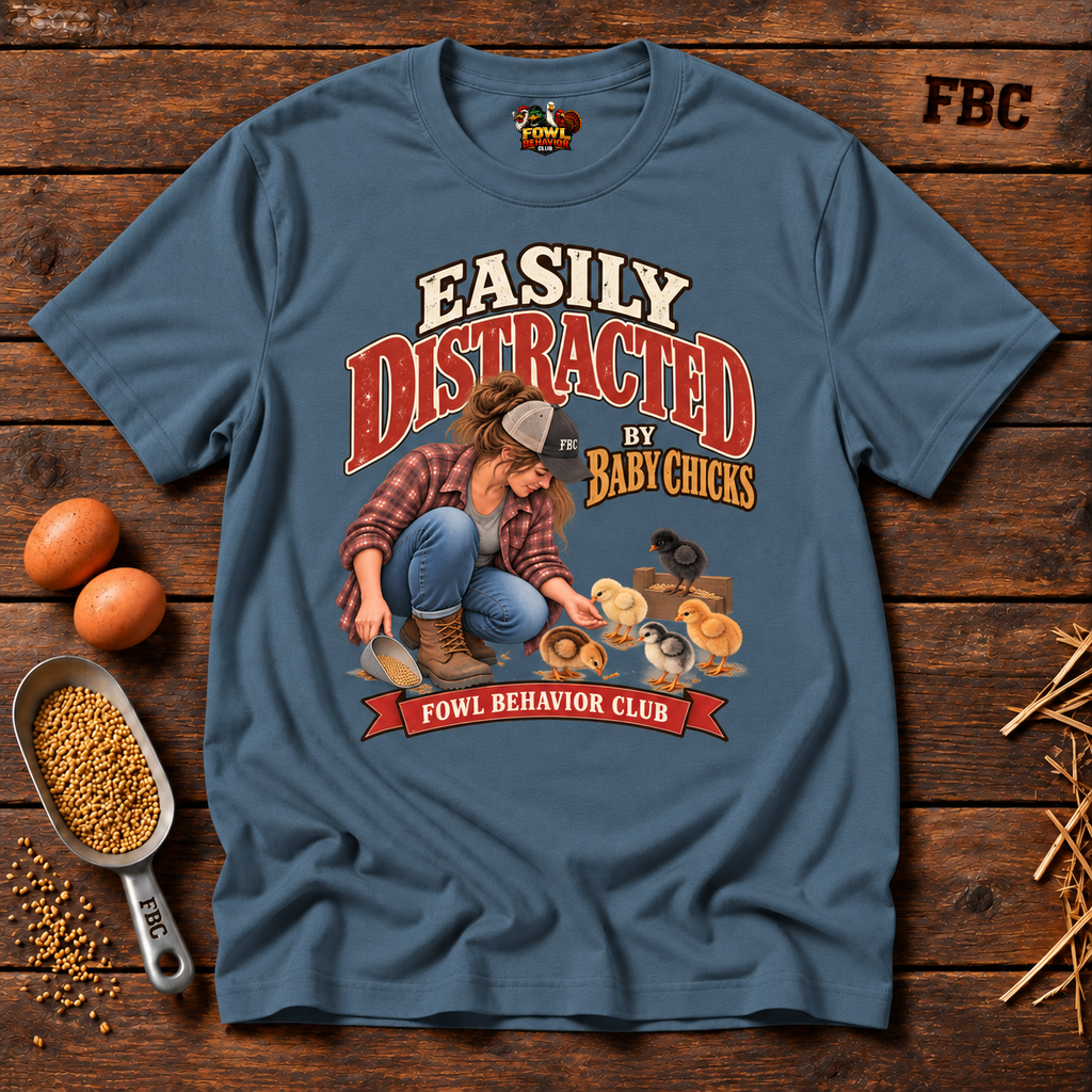 Easily Distracted by Baby Chicks Alternate T-Shirt