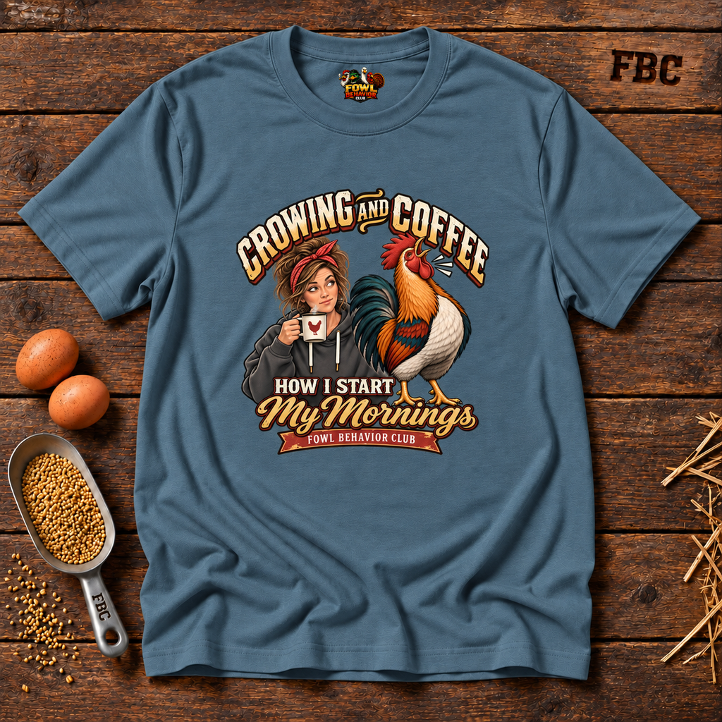 Crowing and Coffee Alternate T-Shirt