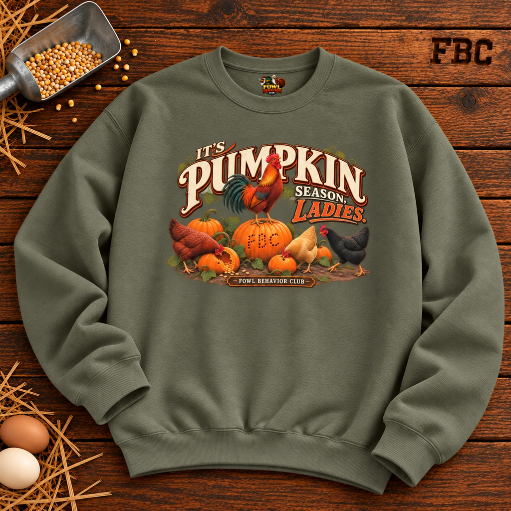 It's Pumpkin Season Ladies Sweatshirt