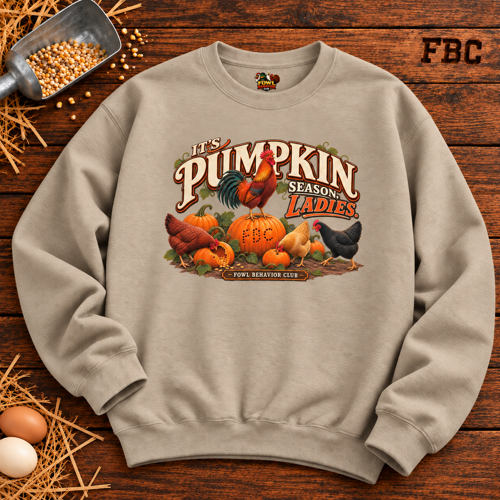 It's Pumpkin Season Ladies Sweatshirt